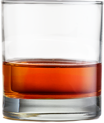 glass of bourbon