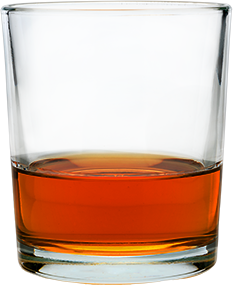 glass of straight bourbon