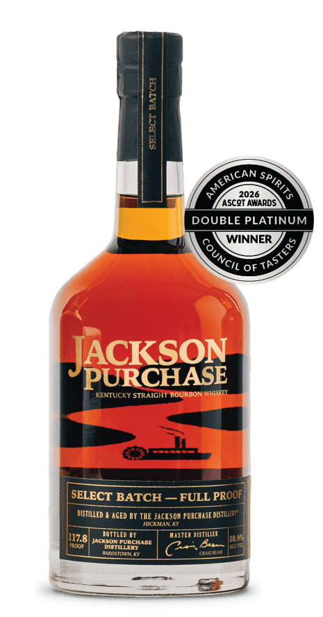 Jackson Purchase Select Batch Bottle with ascot award